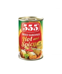 Shoppers Mart - Binondo 555 Fried Sardines Hot & Spicy 155g