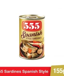 Shoppers Mart - Binondo 555 Sardines Spanish Style 155g