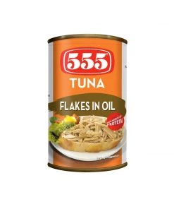 Shoppers Mart - Binondo 555 Tuna Flakes In Oil 155g Canned, Packed & Preserved Food
