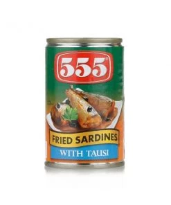 Shoppers Mart - Binondo 555 Fried Sardines W/ Tausi 155g