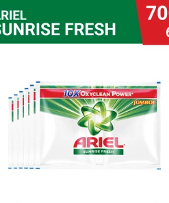 Shoppers Mart - Binondo Ariel Powder Complete Sunrise Fresh 6 X 70g Household & Laundry