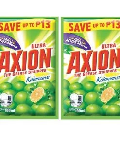 Shoppers Mart - Binondo Axion Dishwashing Liquid Kalamansi 190mLx2