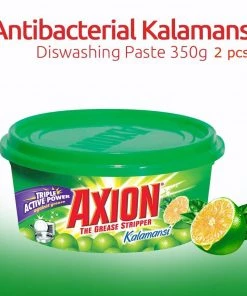 Shoppers Mart - Binondo Household & Laundry Axion Dishwashing Paste Kalamansi 350gx2 Free Lq Kal 20mL