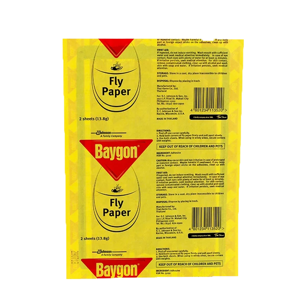 Shoppers Mart - Binondo Household & Laundry Baygon Fly Paper 1 Shoppers Mart - Binondo Household & Laundry Baygon Fly Paper
