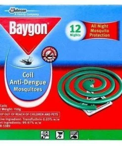 Shoppers Mart - Binondo Baygon Mosquito Coil Anti-Dengue 12S Household & Laundry