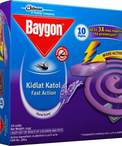 Shoppers Mart - Binondo Baygon Mosquito Coil Kidlat Katol Scented 10S