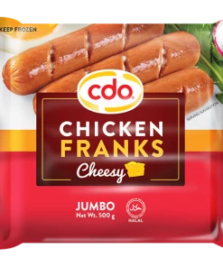 Shoppers' Mart Frozen CDO Cheezy Chicken Franks Jumbo 500g