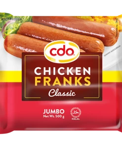Shoppers' Mart Frozen CDO Chicken Franks Jumbo 500g