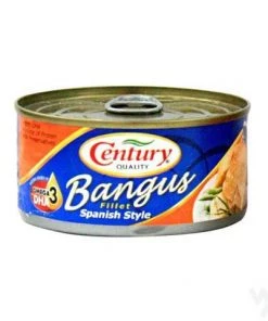 Shoppers Mart - Binondo Canned, Packed & Preserved Food Century Bangus Fillet Spanish Style 184g