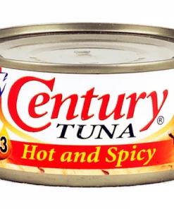Shoppers Mart - Binondo Canned, Packed & Preserved Food Century Tuna Flakes Hot & Spicy 180g