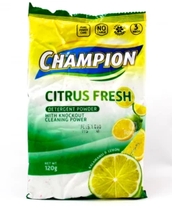 Shoppers Mart - Binondo Champion Detergent Powder Citrus 120g