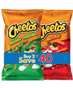 Shoppers Mart - Binondo Cheetos Crunchy + Jalapeno Save 40.00 Snacks