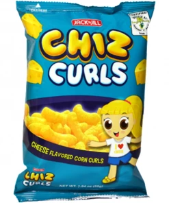 Shoppers Mart - Binondo Chiz Curls Snacks Cheese 55g
