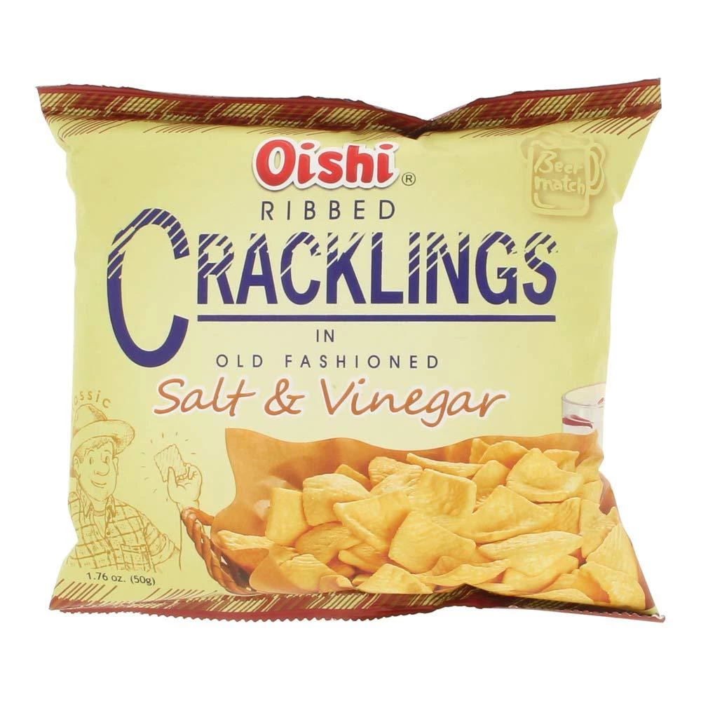 Shoppers Mart - Binondo Crackling Crackers Salt & Vinegar 50g 1 Shoppers Mart - Binondo Crackling Crackers Salt & Vinegar 50g