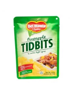 Shoppers Mart - Binondo Canned, Packed & Preserved Food Delmonte Pineapple Tidbits 200g