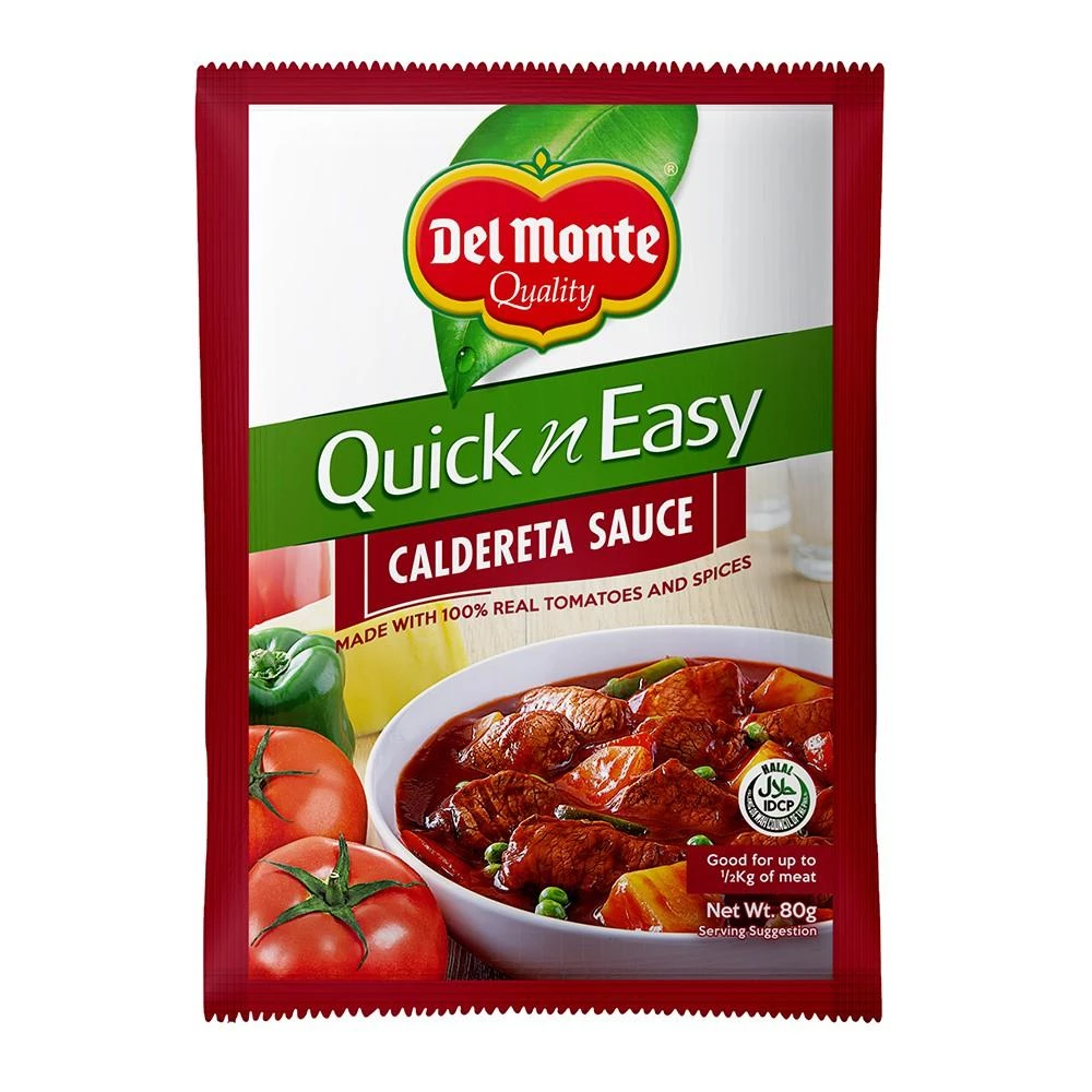 Shoppers Mart - Binondo Delmonte Quick & Easy Sauce Caldereta 80g Cooking Essentials 1 Shoppers Mart - Binondo Delmonte Quick & Easy Sauce Caldereta 80g Cooking Essentials