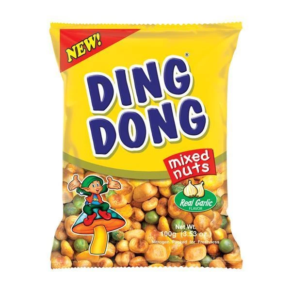 Shoppers Mart - Binondo Snacks Ding Dong Mixed Nuts Garlic 30g 1 Shoppers Mart - Binondo Snacks Ding Dong Mixed Nuts Garlic 30g