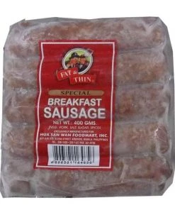 Shoppers' Mart Fat & Thin Breakfast Sausage 400g