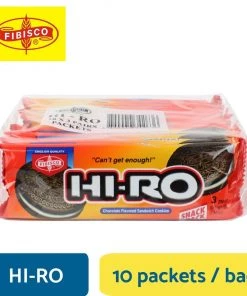 Shoppers Mart - Binondo Fibisco Hi-Ro Choco Biscuit 10S Biscuits, Crackers & Cookies
