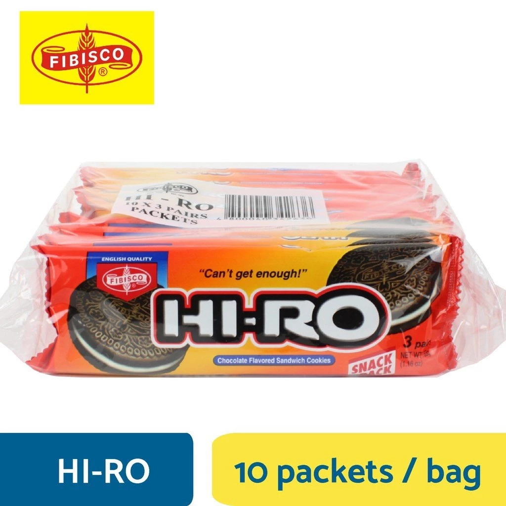 Shoppers Mart - Binondo Fibisco Hi-Ro Choco Biscuit 10S Biscuits, Crackers & Cookies 1 Shoppers Mart - Binondo Fibisco Hi-Ro Choco Biscuit 10S Biscuits, Crackers & Cookies