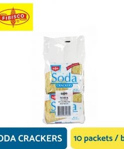 Shoppers Mart - Binondo Fibisco Soda Crackers Plain 10S Biscuits, Crackers & Cookies
