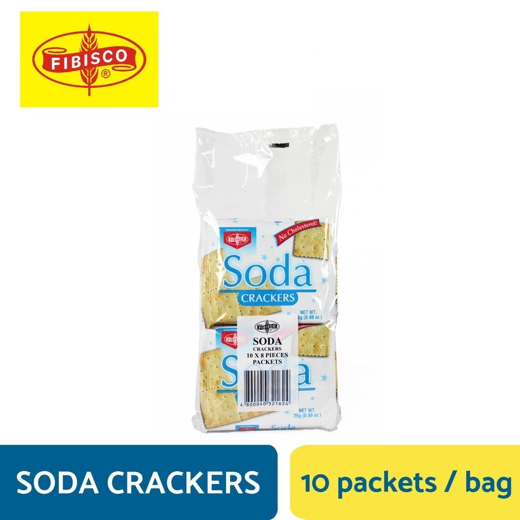 Shoppers Mart - Binondo Fibisco Soda Crackers Plain 10S Biscuits, Crackers & Cookies 1 Shoppers Mart - Binondo Fibisco Soda Crackers Plain 10S Biscuits, Crackers & Cookies