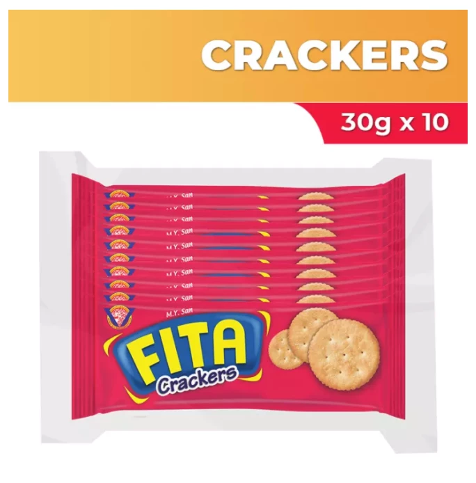 Shoppers Mart - Binondo Biscuits, Crackers & Cookies Fita Crackers Singles 30gx10S 1 Shoppers Mart - Binondo Biscuits, Crackers & Cookies Fita Crackers Singles 30gx10S