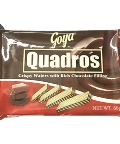 Shoppers Mart - Binondo Goya Quadros Crispy Wafer Chocolate 60G Snacks