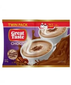 Shoppers Mart - Binondo Great Taste Choco Coffee Mix Twin Pack 50Gx5 Beverages
