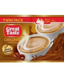 Shoppers Mart - Binondo Beverages Great Taste Coffee 3In1 Mix OriG Twin Pack 33Gx5S