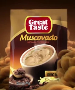 Shoppers Mart - Binondo Beverages Great Taste Coffee Muscovado Brown 25Gx5S