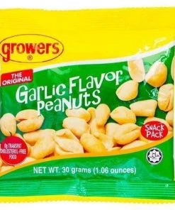 Shoppers Mart - Binondo Snacks Growers Peanut Garlic 30g