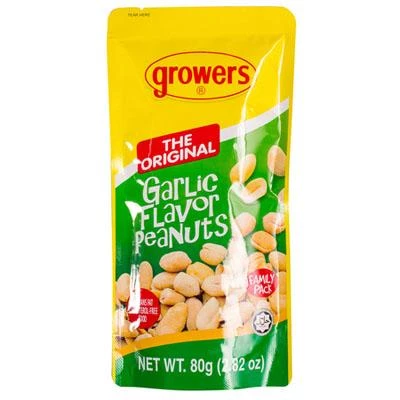 Shoppers Mart - Binondo Growers Peanut Garlic 80g 1 Shoppers Mart - Binondo Growers Peanut Garlic 80g