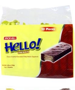 Shoppers Mart - Binondo Hello Coated Wafer Choco Cream 15gx10S Snacks