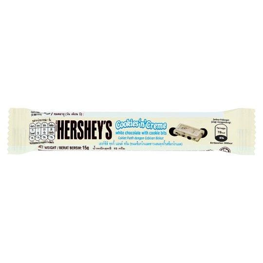 Shoppers Mart - Binondo Confectionery Hersheys Chocolate Bar Mini Cookies & Cream 15g 1 Shoppers Mart - Binondo Confectionery Hersheys Chocolate Bar Mini Cookies & Cream 15g