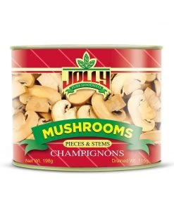 Shoppers Mart - Binondo Jolly Mushroom Whole 198g Canned, Packed & Preserved Food
