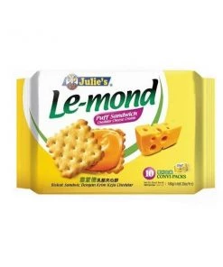 Shoppers Mart - Binondo Julies Le-Mond Cheddar Cheese 180g Biscuits, Crackers & Cookies