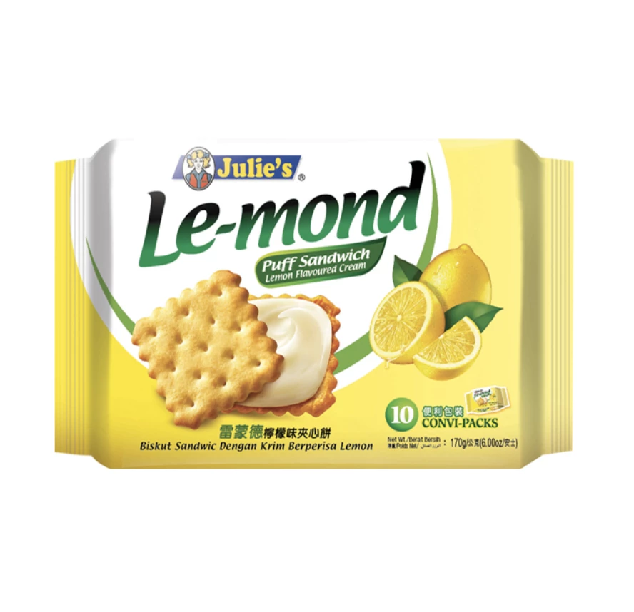 Shoppers Mart - Binondo Julies Le-Mond Lemon 170g Biscuits, Crackers & Cookies 1 Shoppers Mart - Binondo Julies Le-Mond Lemon 170g Biscuits, Crackers & Cookies