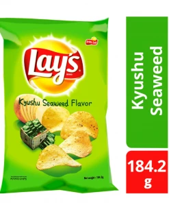 Shoppers Mart - Binondo Lays Potato Chips Seaweed 184.2g Snacks