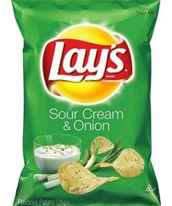 Shoppers Mart - Binondo Snacks Lays Potato Chips Sourcream & Onion 6.5Oz