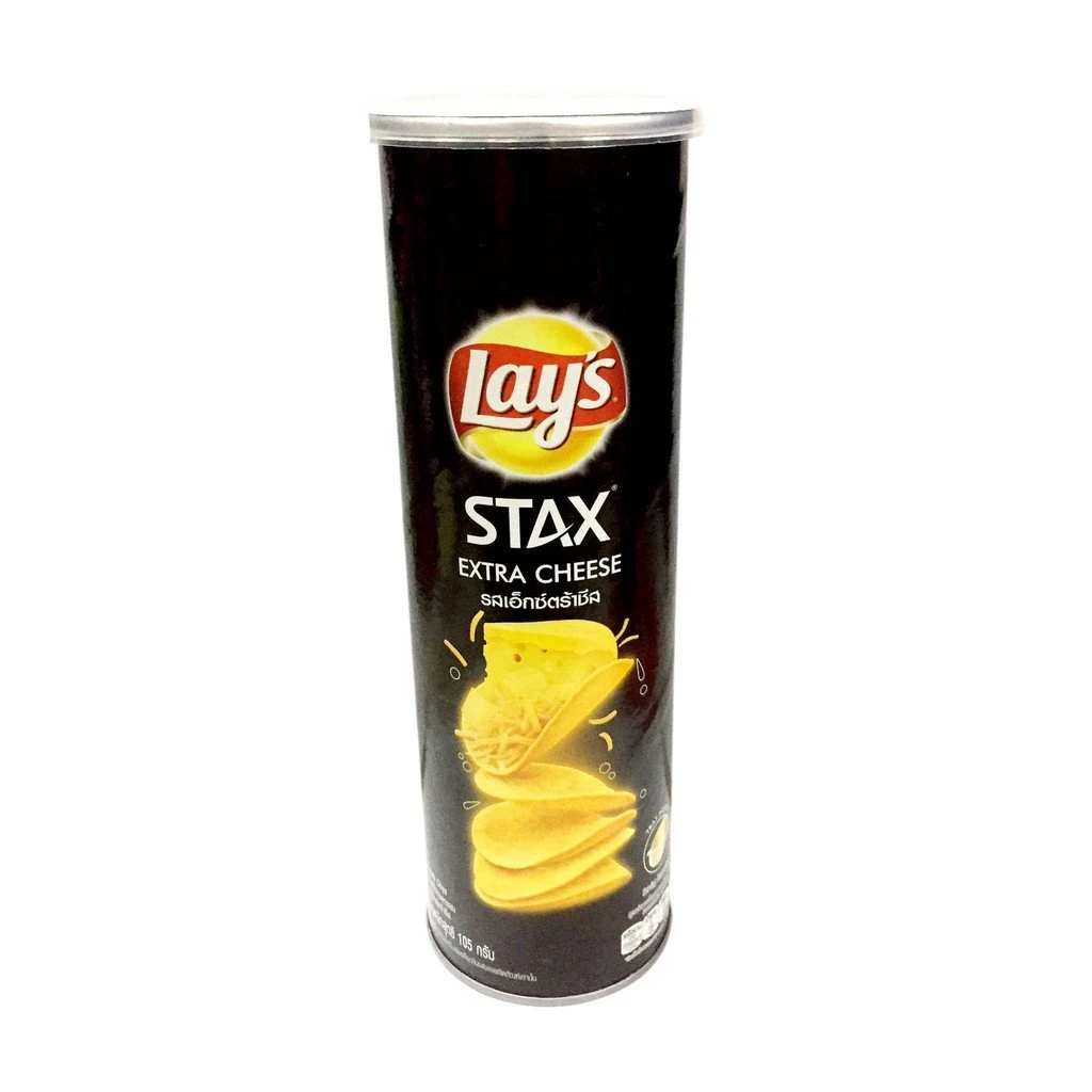 Shoppers Mart - Binondo Lays Stax Potato Chips Extra Cheese 100g 1 Shoppers Mart - Binondo Lays Stax Potato Chips Extra Cheese 100g