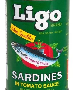 Shoppers Mart - Binondo Canned, Packed & Preserved Food Ligo Sardines T/S Green Easy Open 155g