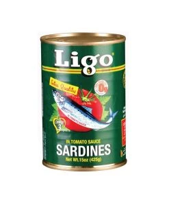 Shoppers Mart - Binondo Ligo Sardines Tomato Sauce Green 425g Canned, Packed & Preserved Food