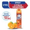 Shoppers Mart - Binondo Household & Laundry Lysol Disinfectant Spray Citrus Meadows 170g