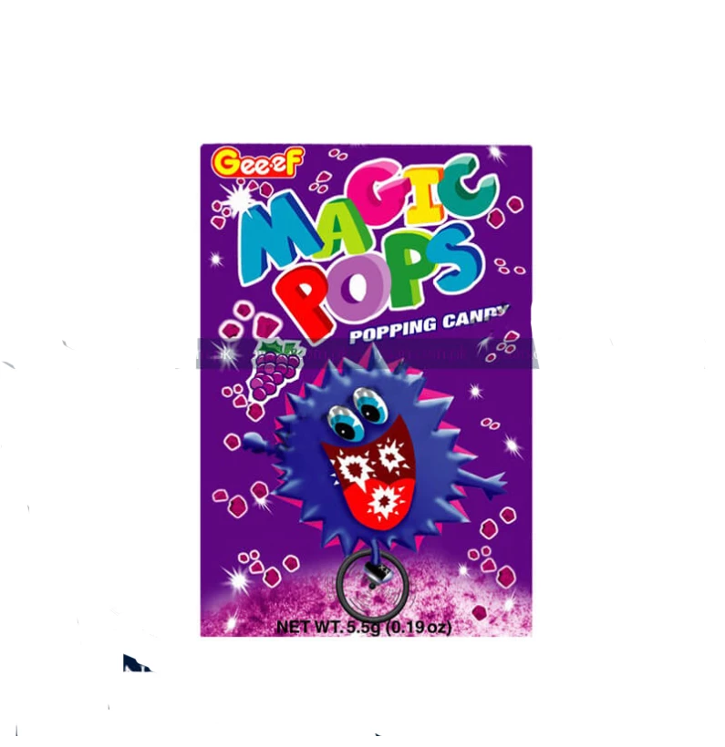 Shoppers Mart - Binondo Magic Pops Popping Candy Grape 5.5g 1 Shoppers Mart - Binondo Magic Pops Popping Candy Grape 5.5g
