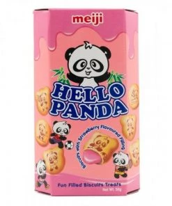 Shoppers Mart - Binondo Meiji Hello Panda Biscuit Strawberry 43g Biscuits, Crackers & Cookies