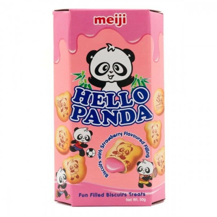Shoppers Mart - Binondo Meiji Hello Panda Biscuit Strawberry 43g Biscuits, Crackers & Cookies 1 Shoppers Mart - Binondo Meiji Hello Panda Biscuit Strawberry 43g Biscuits, Crackers & Cookies