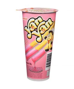 Shoppers Mart - Binondo Meiji Yan Yan Biscuit Strawberry 50g Biscuits, Crackers & Cookies