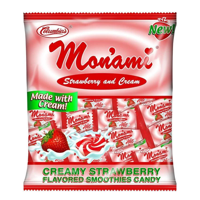 Shoppers Mart - Binondo Monami Candy Strawberry Cream 50S Confectionery 1 Shoppers Mart - Binondo Monami Candy Strawberry Cream 50S Confectionery