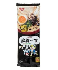Shoppers' Mart Nissin Demae Ramen Black Garlic Oil Tonkatsu 186g